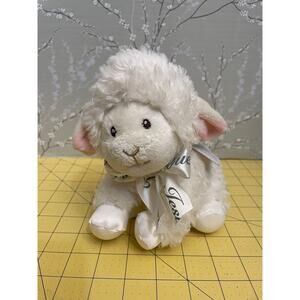 White Blessing Lamb 8 inch Blessings Lamb - Stuffed Animal Ebba Small Aurora